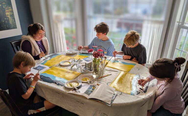 art history classes in a small private studio